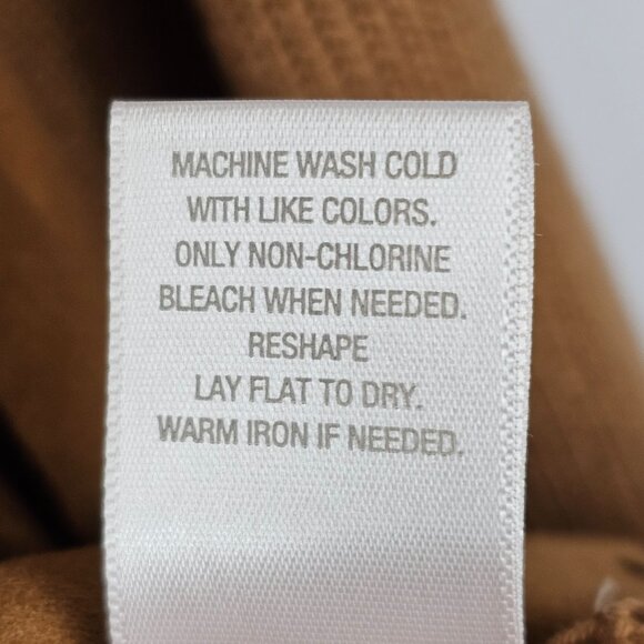 Womens 3X Open Front Brown Cardigan Faux Suede Laser-Cut Hem Stretch Long Sleeve - Picture 5 of 12